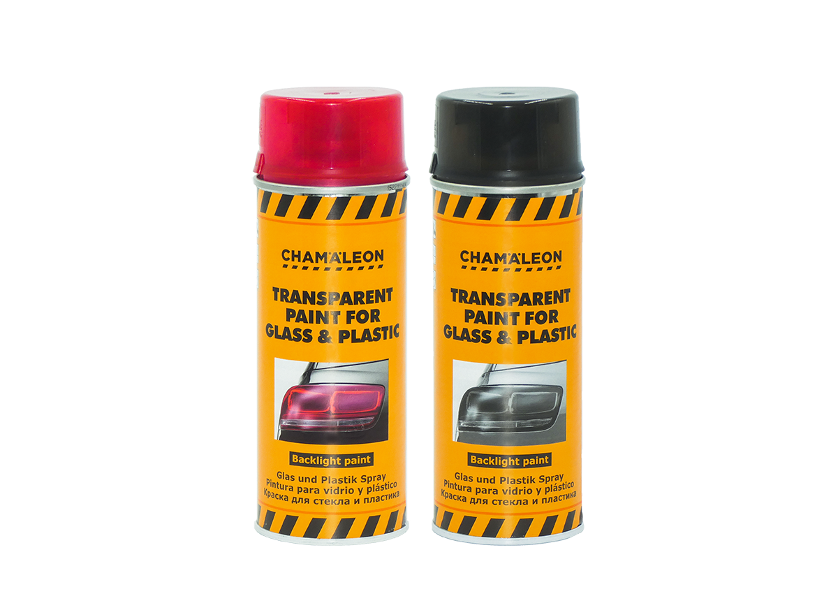 Paint for glass and plastic transparent